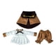 thumbnail image 4 of Ropa para muñecas, disfraz para niños, juguete encantador para muñeca, conjunto de camiseta y pantalones a escala 1/12, accesorio para muñeca bebé, ve café, 4 of 10