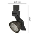 thumbnail image 5 of 12W Integrated LED Metal Track Fixture with Mesh Head, Black and Bronze- Saltoro Sherpi, 5 of 5