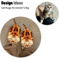 thumbnail image 4 of Infaccial Fuzzy Cat Slippers for Women Indoor and Outdoor,Funny Animal House Shoes with Soft Memory Foam,Comfy Plush Warm Slip-on Slippers,Unique Cat Gifts for Women/Men/Girls, 4 of 17