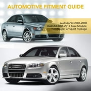 Fog Lights Assembly for 2006-2013 Audi A3 Hatchback;A3 Base Model;w/ Sport Package,OEM Replacement Fog Lamps Clear Lens for 2005-2008 Audi A4 Sedan/New Style/Audi S4 Sedan/Wagon