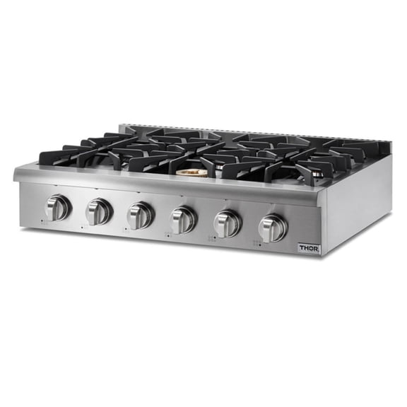 Thor HRT3618U Professional 6 Burner Rangetop In Stainless Steel