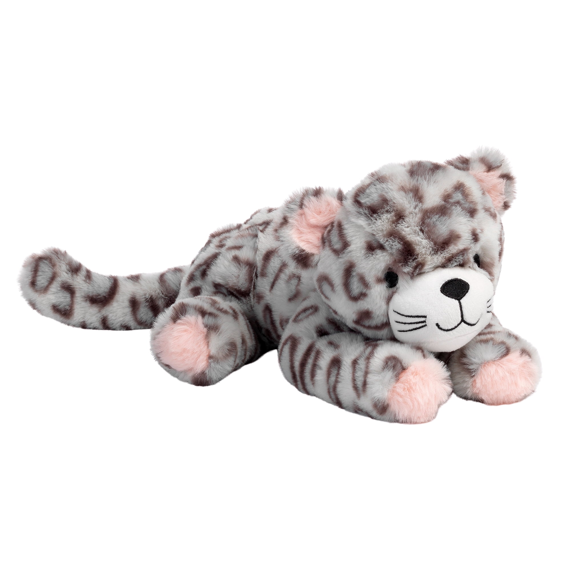 Walmart Leopard Brown White Black Plush Soft Toy Stuffed Animal 10" for sale online 