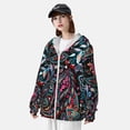 thumbnail image 3 of Lsque Paisley UPF 50+ Lightweight Sun Protection Men's Women's Long Sleeve Shirt, Hoodie Performance -Large, 3 of 9