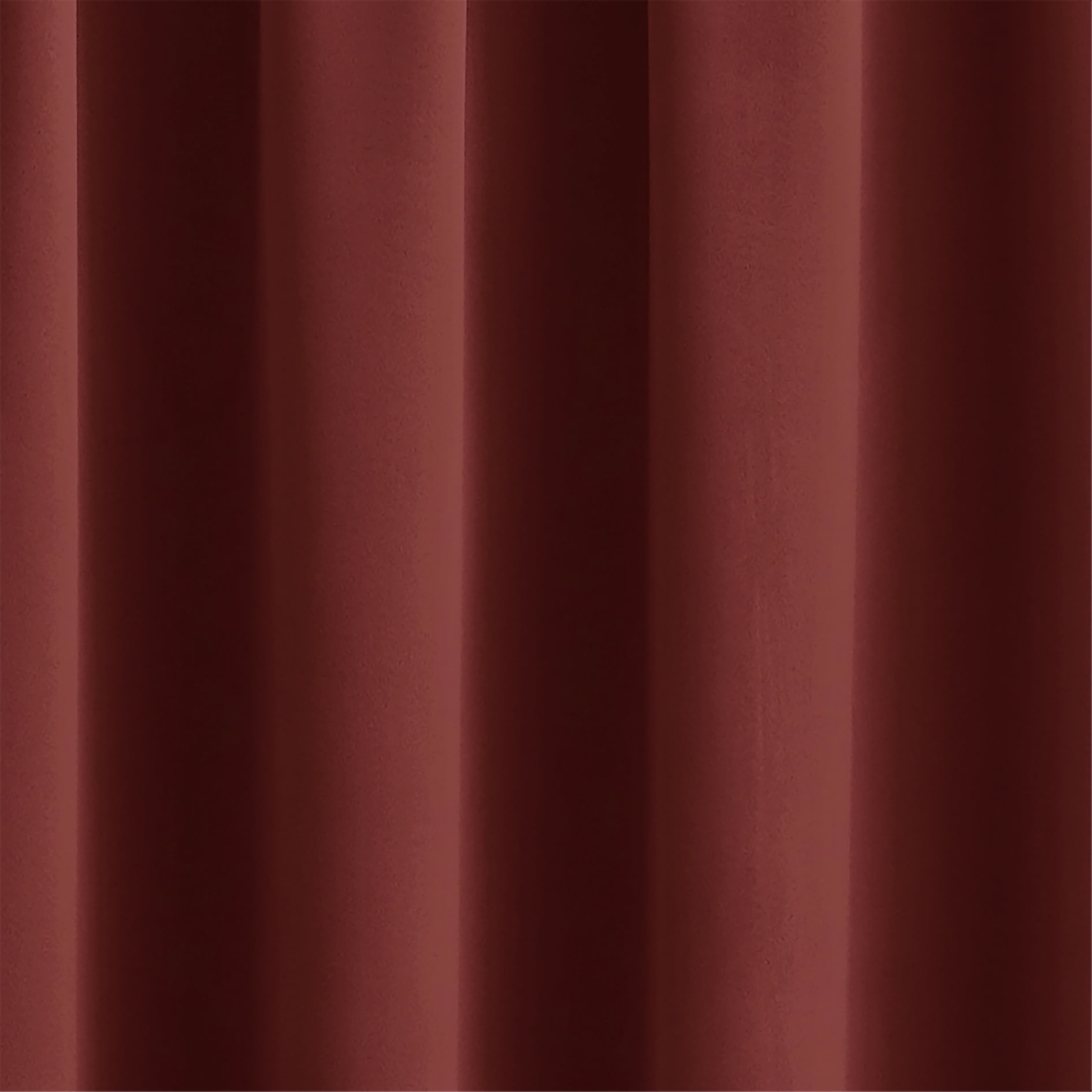 Mainstays Room Darkening Grommet Curtain Panel Pair, Set of 2, Brick, 30"W x 63"L