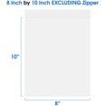 thumbnail image 2 of Storage Industrial Poly Bags for Packaging Reclosable Zip Bags (1) Poly Packaging Bags (8" X 10") Clear 8" X 10", 2 of 2