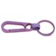 thumbnail image 2 of Llavero de aleación de titanio con cierre rápido y hebilla para colgar en mochila, color morado, 2 of 14