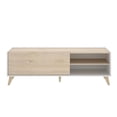 thumbnail image 1 of Mesa para TV Alterego Ness Roble con Blanco, 1 of 4