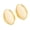 White, variant on Modern Geometric Wide Face Earrings Resin Jewelry for Trendy Fashion Enthusiasts