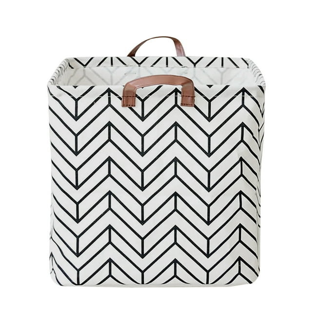 Laundry Large Laundry Long Handle Freestanding Laundry Square Bucket Clothes Toys Towel Grey Storage Large Storage Containers for Clothes