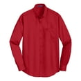 thumbnail image 5 of Mens SuperPro Twill Versatile Cotton/Polyester Shirt Rich Red X-Small, 5 of 6