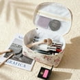thumbnail image 4 of Gynky Makeup Bag- Large Capacity Cute Floral Travel Toiletry Bag,Cotton Cosmetic Bag Set for Women Girls Gifts Birthday, 4 of 7