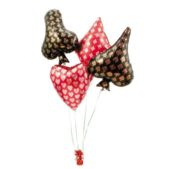 Card Suit Mylar Balloons