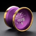 thumbnail image 1 of MAGICYOYO FOCUS Z01 Yo-Yo - BI-METAL YoYo - 6061 Aluminum with Stainless Steel Ring! (Purple w/Gold Ring), 1 of 1