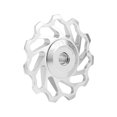 thumbnail image 2 of Bike Ceramic Pulley, Bearing  Wheel, Durable Rear Derailleur Guide Roller Part Accessory Aluminium Alloy Wheel Pulley For  Bike, 2 of 2