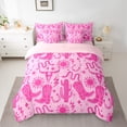 thumbnail image 2 of jejeloiu Western Cowgirl Boots 7-Piece Twin Bedding Sets,Retro Bull Skull Bedding Comforter Set,Cactus Snake Pattern Sheet Sets For Girls Kids,Microfiber Bedroom Decor Reversible, 2 of 8