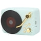 thumbnail image 3 of Altavoz Bluetooth estéreo con carga USB, diseño Retro de tocadiscos, minialtavoz inalámbrico portátil para fiesta en casa, viaje, azul, 3 of 8