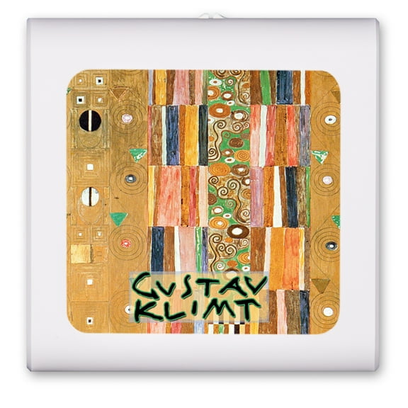 Plug in Dimmable LED Night Light with Dusk to Dawn Auto Sensor, Adjustable Brightness, Warm Light, Auto On/Off Nightlight for Bathroom, Hallway, Nursery, Bedrooms - Klimt: (detail)