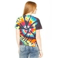 thumbnail image 4 of Dyenomite 200TD Gildan Adult Cut Spiral Tee - Black Rainbow, Extra Large, 4 of 4