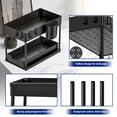 thumbnail image 3 of HIOHA 2-Tier Under Sink Organizer with Pull-Out Storage and 8 Hooks for Kitchen & Bathroom, 2-Pack, 3 of 9