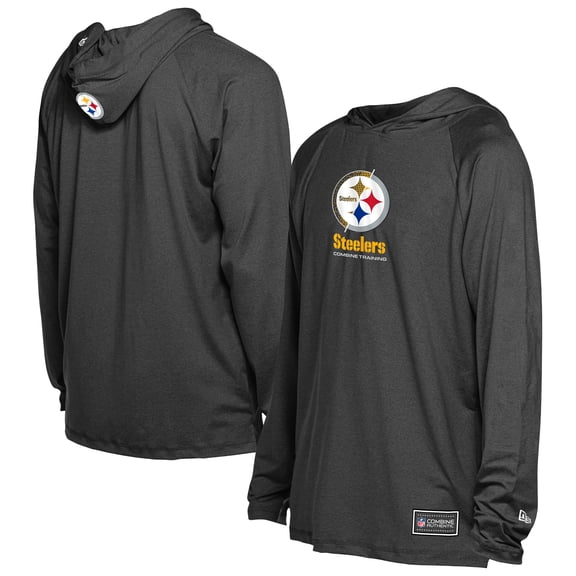 Men's New Era  Black Pittsburgh Steelers Functional Fandom Hoodie