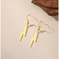 thumbnail image 4 of Lightning Bolt Dangle Earrings Flash Thunder Hook Statement Earrings Fashion Punk Jewelry Hip Hop 80s Party Gift Women Men, 4 of 7