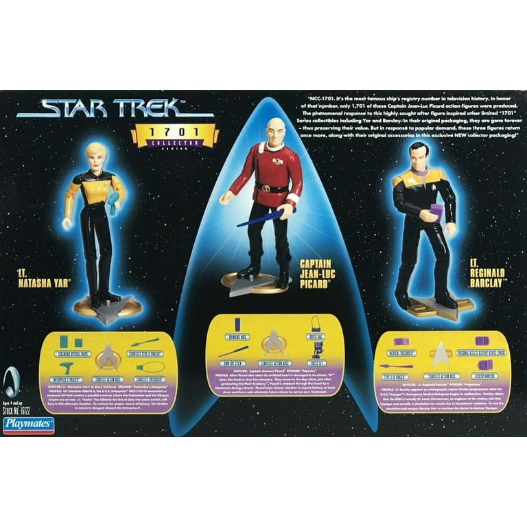 Star Trek 1701 Collector Series Picard Barclay Yar 3 Action
