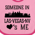 thumbnail image 4 of Inktastic Las Vegas Nevada Someone Loves Me Skyline Boys or Girls Baby Bib, 4 of 4