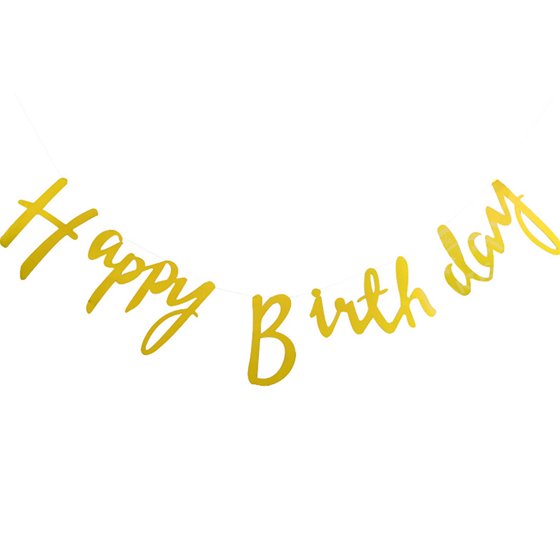 Happy Birthday Banner Justdolife Letters Designed Party Hanging