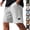 White, variant on longantii Mens Waffle Corduroy Shorts Elastic Waist Drawstring Casual Texture Lightweight Short Summer Beach Pants with Pockets White XL