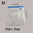 thumbnail image 1 of Estbridge 30 Pcs/ Lot Sacs de Mise sous Vide en Plastique Réutilisables à Fermeture Éclair Non Revêtus pour Outils de Cuisine Conservation des Aliments Frais Nouveaux Sacs de Conservation des Aliments FreshKeeper, 1 of 6