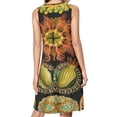 thumbnail image 2 of Ascidia - Ernst Haeckel Spring Summer Dresses for Women Fashion T-shirt Dress Casual Sleeveless Loose Sundress with Pockets, 2 of 5