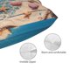 thumbnail image 3 of Fotbe Shells and Starfish Funda de Almohada Decorativa Estilo Occidental, Lujo en Algodón, Fundas para Almohadas King, Cojín Estampado para Decoración del Hogar-16"x24", 3 of 6
