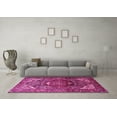 thumbnail image 3 of Ahgly Company Indoor Square Persian Pink Traditional Area Rugs, 6' Square, 3 of 4