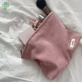 thumbnail image 2 of Pana De Las Mujeres Bolsa De Cosméticos De Algodón De Tela De Maquillaje Mano Viaje Lápiz Labial Organizador Casos De Moda Cremallera Embrague Teléfono Monedero huangjie unisex, 2 of 2