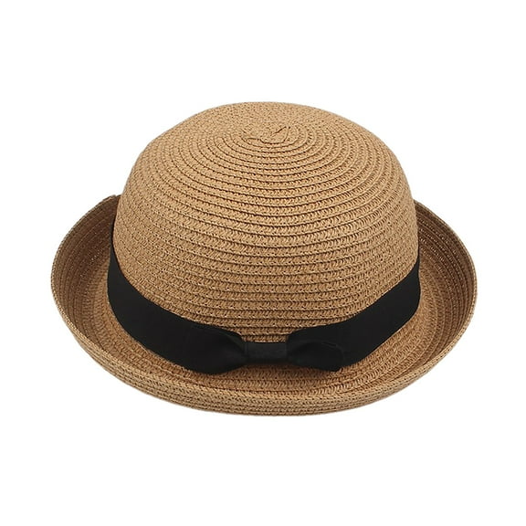 EHQJNJ Captains Hat Womens Dress Hat Wide Leaf Flower Bridal Shower Hat Sun Hats Beach Hat Tea Hats for Women 2024 White Sun Hat for Women