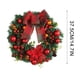 thumbnail image 4 of Guirnalda de Bolas de Navidad Ganfancp con Lazo Rojo 1X Corona Decoración Navideña, 4 of 7
