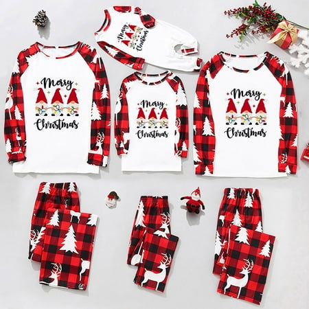 

pseurrlt 2023 Pajama Matching Christmas For Couples Plaid Men S Pajamas Velvet Family Christmas Pajamas Matching Sets 2023