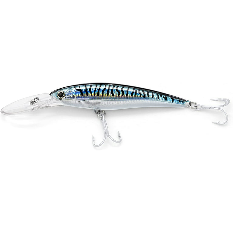 BLUEWING Fishing Lures 3D Diving Minnow Jerkbait Lure with Hook Deep Diving  Trolling Lure Long Saltwater Fishing Baits 225mm SBM 
