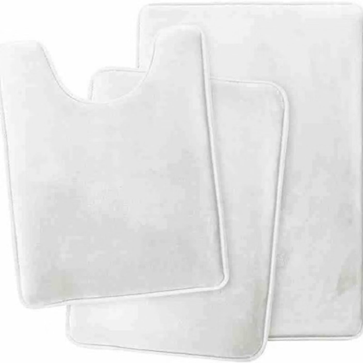 3-Piece Non-Slip Bathroom Rug Set – Ultra-Absorbent Coral Fleece Mats for Toilet, Vanity & Wet Floors, Machine-Washable Anti-Skid Bath Mats&nbsp;