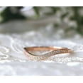 thumbnail image 4 of 1Ct Round Lab Created Diamond Wedding Band Ring 14K Rose Gold Plated, 4 of 4