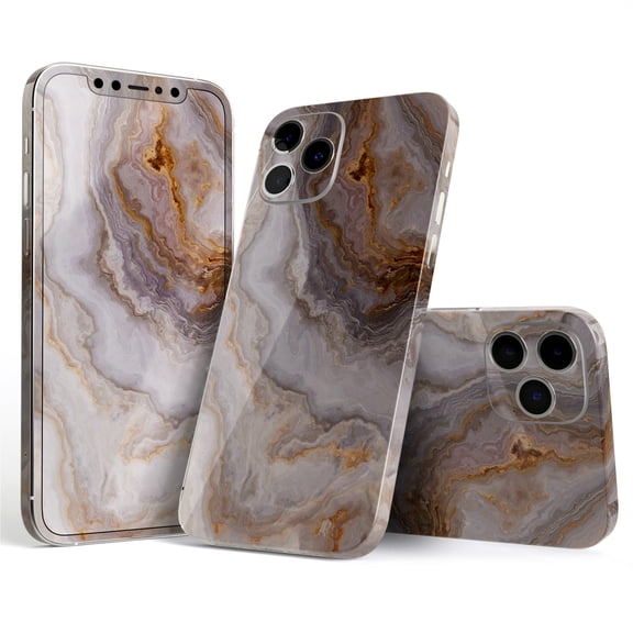 DesignSkinz Agate Marble Slate V4 Full-Body Skin Decal Wrap Cover for iPhone 16