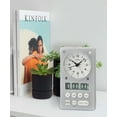 thumbnail image 3 of Seiko 3 in 1 Alarm Clock, Stopwatch and Timer, Silver, 3 of 4