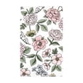 thumbnail image 3 of Hudson Baby Infant Girl Cotton Flannel Burp Cloths, Vintage Blossom 10 Pack, One Size, 3 of 7