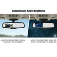 thumbnail image 4 of AUTO-VOX T2 Backup Camera for Car/Trucks, OEM Look Rear View Mirror with Super Night Vision 170°Wide Angle Waterproof Back Up Camera, 4 of 11