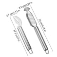 thumbnail image 3 of Dual-Wire Fish Scale Scraper & Gut Cleaner Set | Stainless Steel Multi-Functional Tool with Ginger Grater, Fish Scale Remover & Intestine Cleaning Knife | Fish Cleaning Kit, 3 of 9