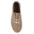thumbnail image 4 of Lunar Womens Evie Leather Plimsolls, 4 of 5