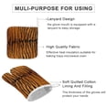 thumbnail image 6 of Tiger Skin Texture Oven Gloves And Pots Stand Set Oven Gloves And Pot Racks Pot Racks And Oven Gloves Set, 6 of 9