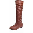 thumbnail image 4 of Women's Knee High Boots Winter Comfy Slip On Riding Boots Ladies Thigh High Flat Wide Mid Calf Boots, 4 of 4