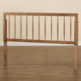 thumbnail image 4 of Baxton Studio Valin Contemporary/Modern Back Support Rubberwood Headboard, Full, Ash Walnut, 4 of 8