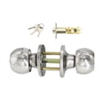 thumbnail image 4 of Pomo de puerta de bola Strade Fareast Limited de Acero inoxidable para puertas de 45 a 65 mm, 4 of 7